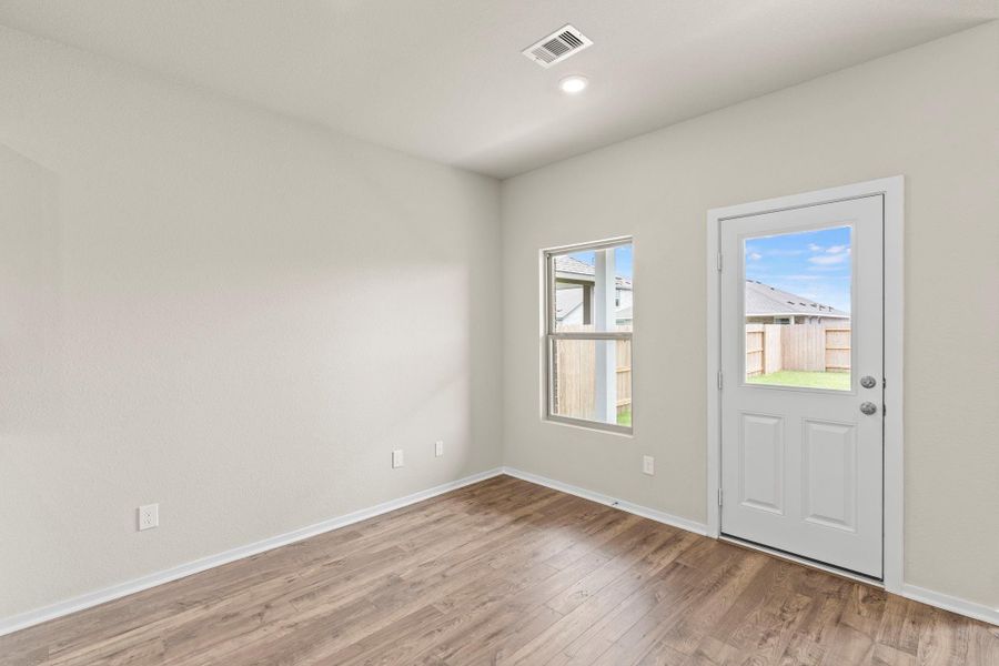 Spacious, unfurnished interior of a new home in Windrose Green, Angleton (Image 20). Spacious, unfurnished interior of a new home in Windrose Green, Angleton (Image 20).
