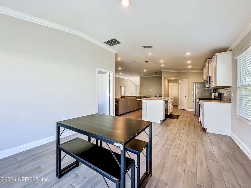 Furnished interior view inside a new home in Dorado at Entrada, St. Augustine (Image 12).