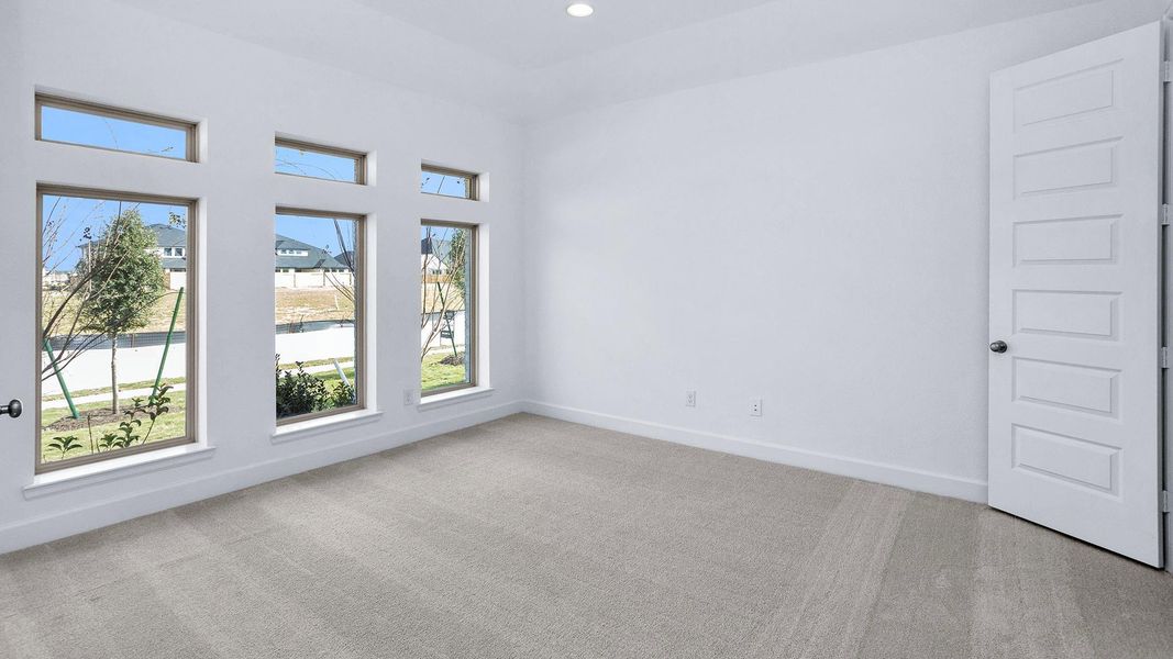 Spacious, unfurnished interior of a new home in Everly 50', Tomball (Image 11).