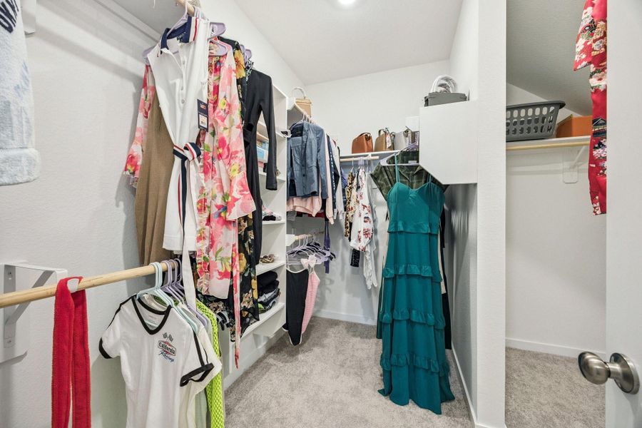 Primary walk-in closet Primary walk-in closet