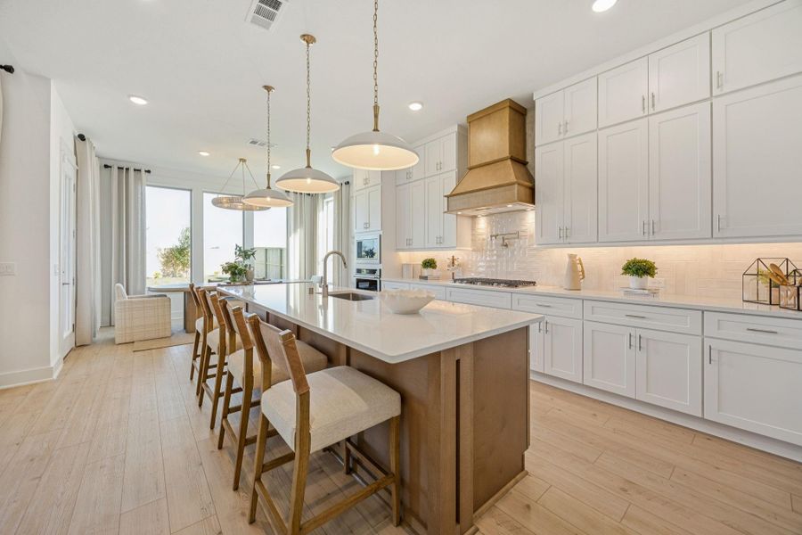 Furnished interior view inside a new home in Ryehill, Sugar Land (Image 14).