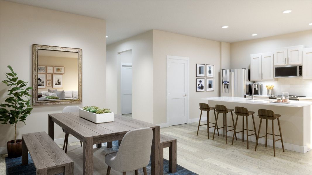Representative furnished interior of a home built from the Luna by Risewell Homes in Marion Ridge, Haines City (Image 8).