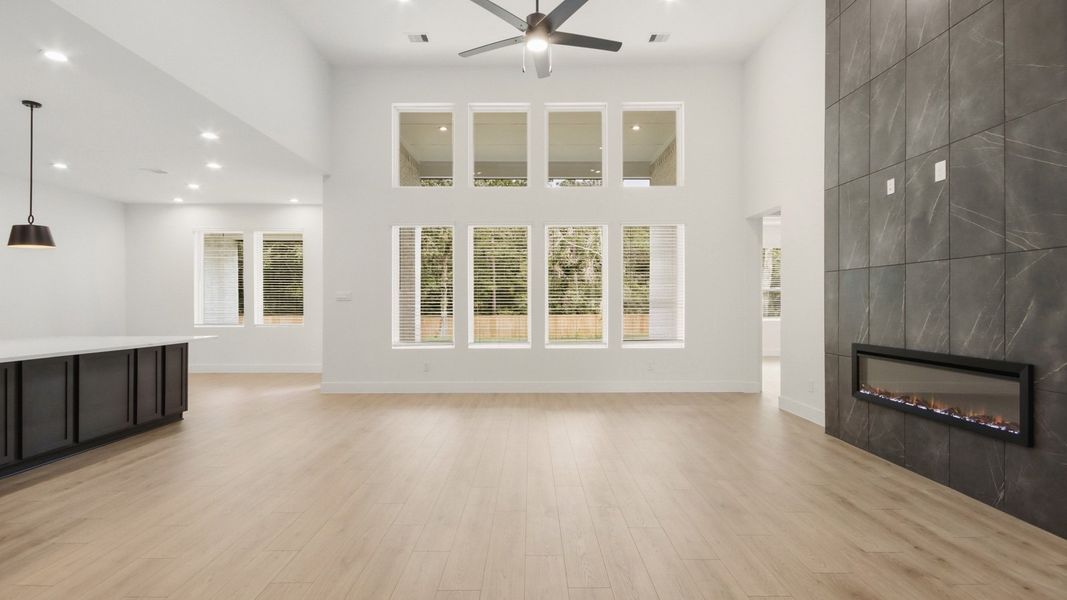 Representative unfurnished interior of a home built from the Amalfi by D.R. Horton in Butlers Bend Estates, Pinehurst (Image 19).