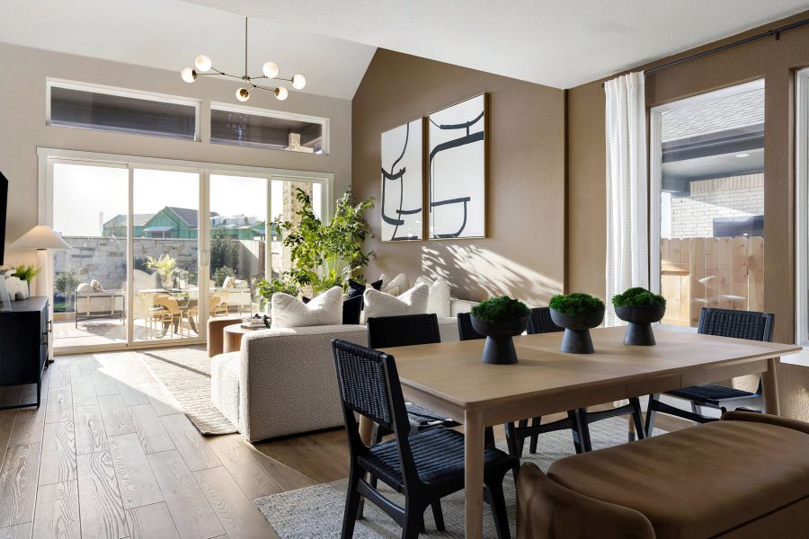 Furnished interior view inside a new home in Flora, Hutto (Image 9).