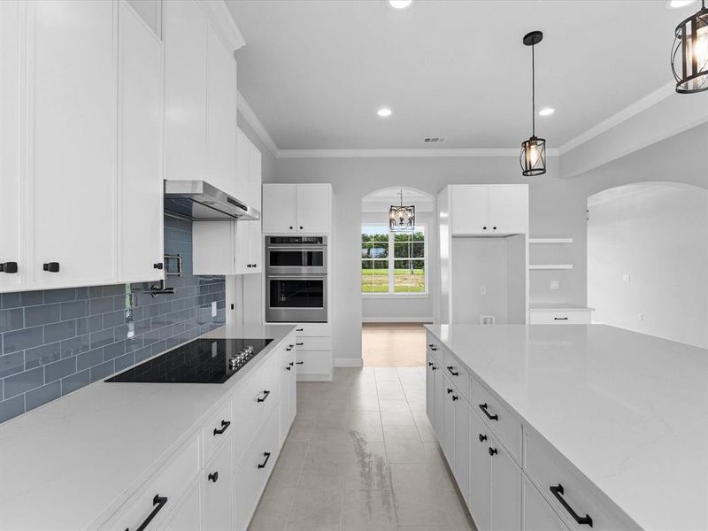 Furnished interior view inside a new home in , Alvord (Image 4).