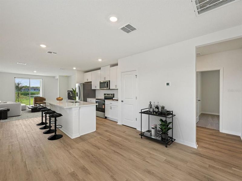 Furnished interior view inside a new home in Magnolia Bay - Premier Series, Nokomis (Image 13).