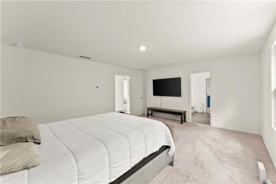 Furnished interior view inside a new home in Meriwether Place, Villa Rica (Image 15).