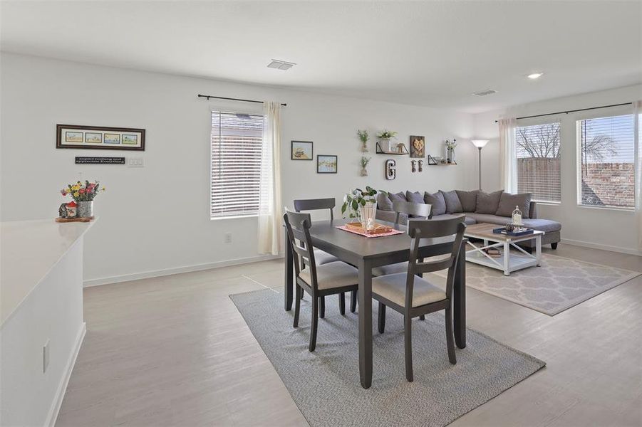 Furnished interior view inside a new home in Mobberly Farms, Pilot Point (Image 10).
