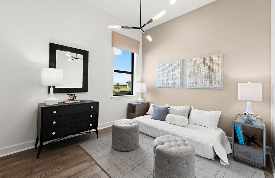 Representative furnished interior of a home built from the Stellar by DiVosta in BeachWalk by Manasota Key, Englewood (Image 33). Representative furnished interior of a home built from the Stellar by DiVosta in BeachWalk by Manasota Key, Englewood (Image 33).