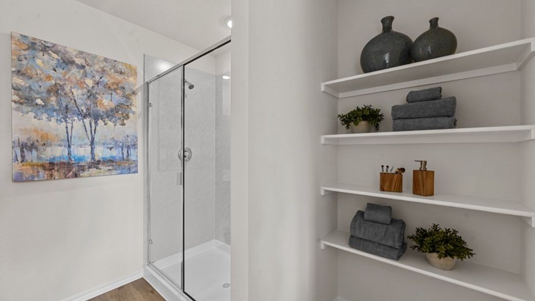 Furnished interior view inside a new home in Stonewyck Farms, Ennis (Image 23).