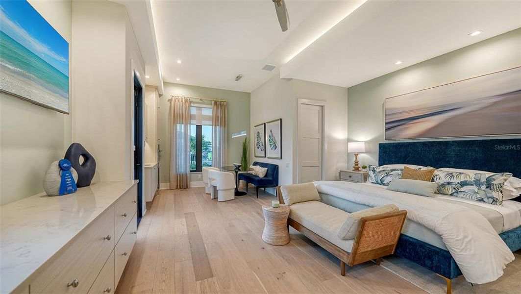 Furnished interior view inside a new home in Wild Blue at Waterside, Sarasota (Image 54).