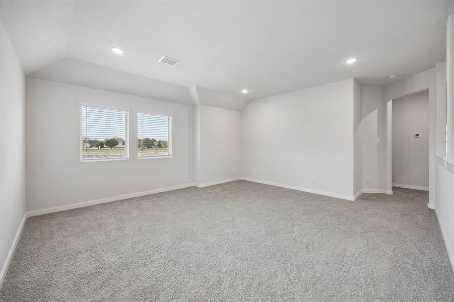 Game Room in the Masters home plan by Trophy Signature Homes – REPRESENTATIVE PHOTO Game Room in the Masters home plan by Trophy Signature Homes – REPRESENTATIVE PHOTO