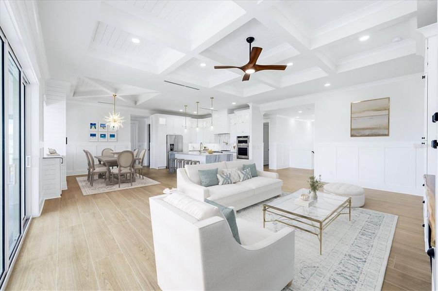 Furnished interior view inside a new home in , Placida (Image 17).