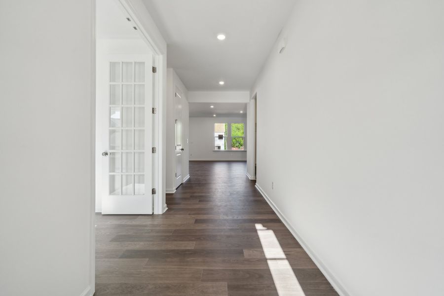 Representative unfurnished interior of a home built from the Madison Premier by Taylor Morrison in Stafford at Langtree, Mooresville (Image 8).