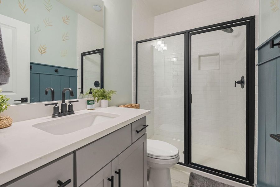 Furnished interior view inside a new home in Jasmine Point at Lakes of Cane Bay, Summerville (Image 10).
