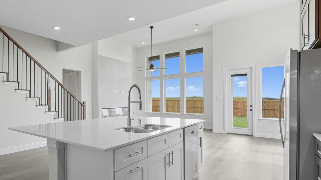 Representative furnished interior of a home built from the CASCADE by D.R. Horton in Clearview Ranch, Royse City (Image 8). Representative furnished interior of a home built from the CASCADE by D.R. Horton in Clearview Ranch, Royse City (Image 8).