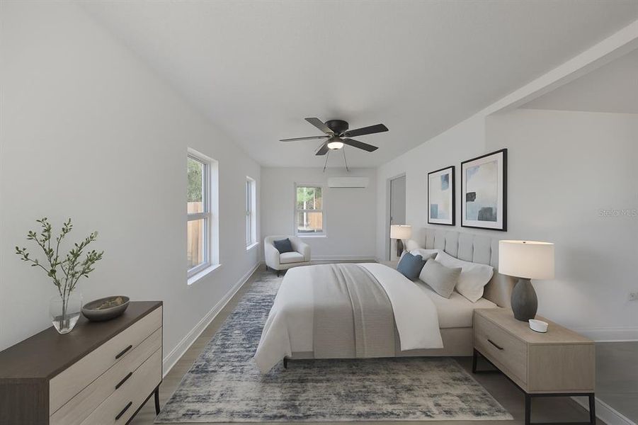 Furnished interior view inside a new home in , Tampa (Image 8). Furnished interior view inside a new home in , Tampa (Image 8).