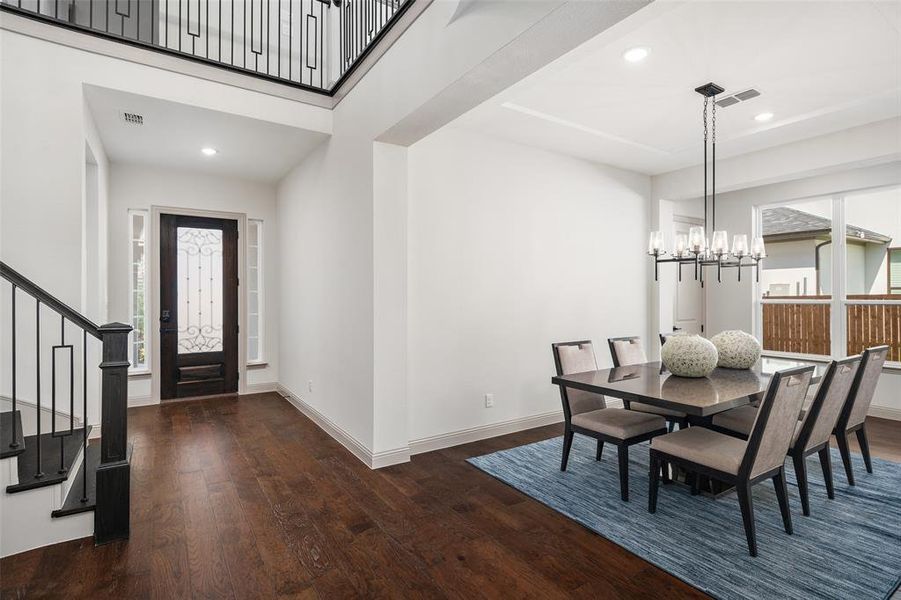 Furnished interior view inside a new home in , Frisco (Image 7).