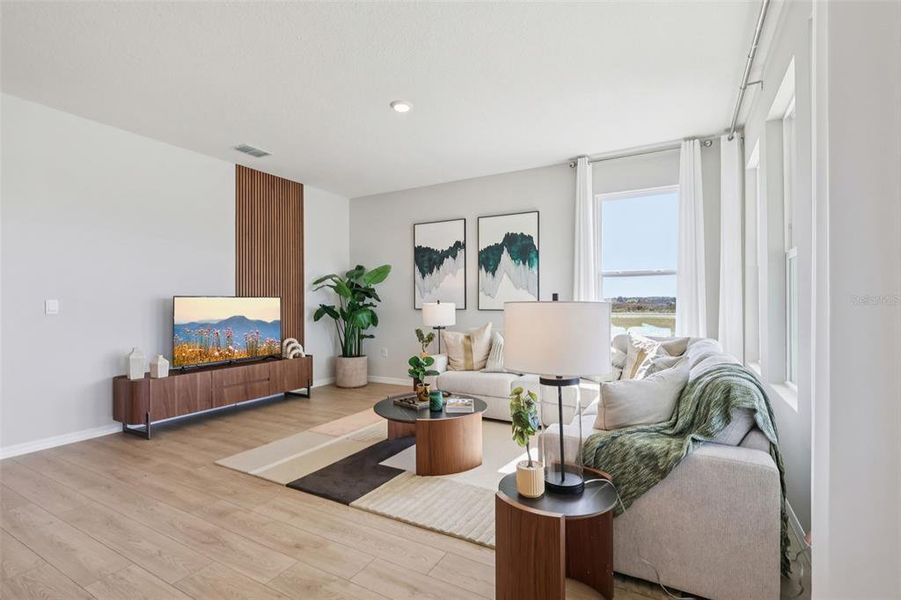 Furnished interior view inside a new home in Hawthorne Ranch, Lakeland (Image 22).