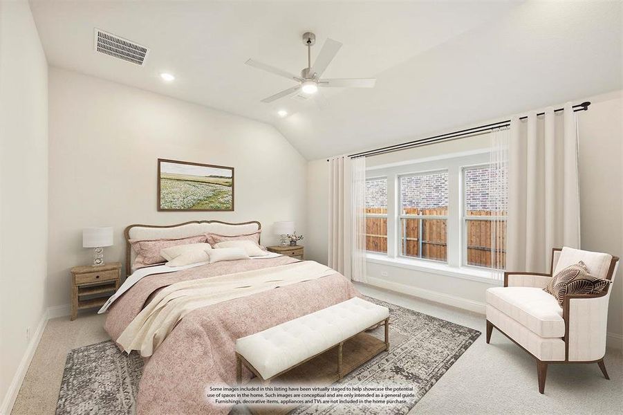 Furnished interior view inside a new home in El Dorado, Granbury (Image 8).