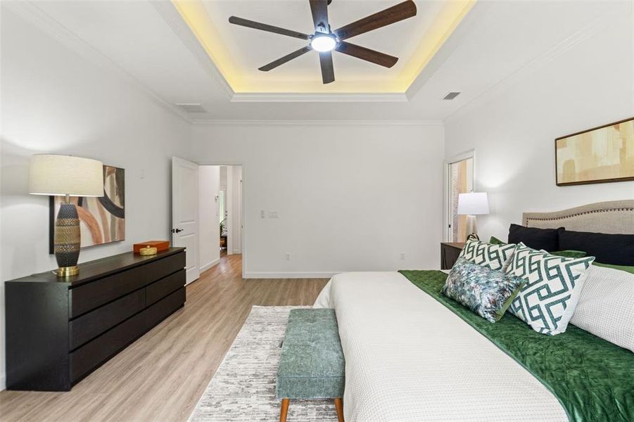 Furnished interior view inside a new home in , Citrus Springs (Image 31).