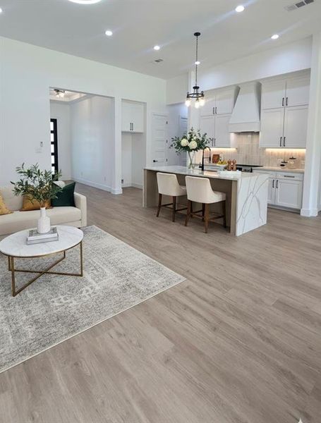 Furnished interior view inside a new home in , Springtown (Image 12).