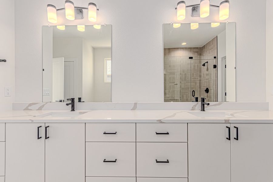 Furnished interior view inside a new home in West Grange, Longmont (Image 14).