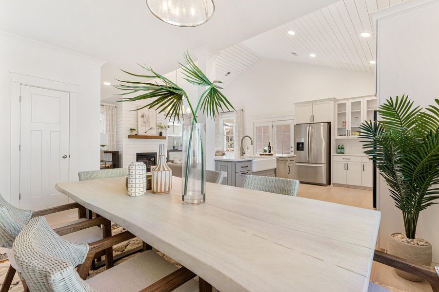Furnished interior view inside a new home in Central Park, Charleston (Image 6).