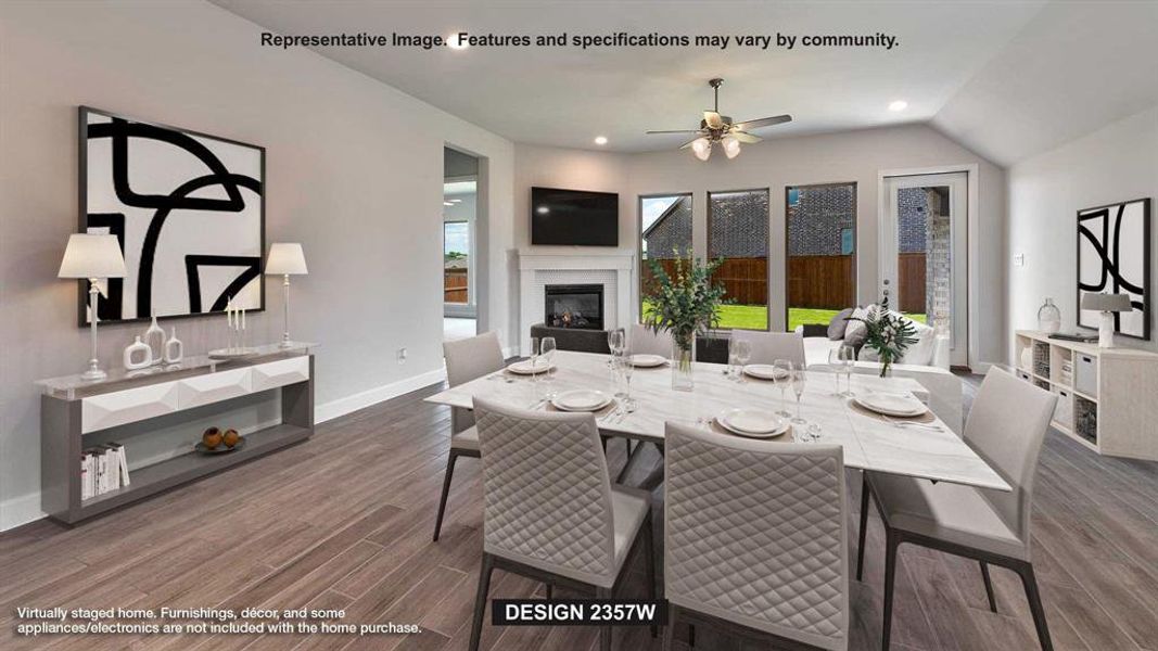 Furnished interior view inside a new home in Lakewood Village, Lakewood Village (Image 3).
