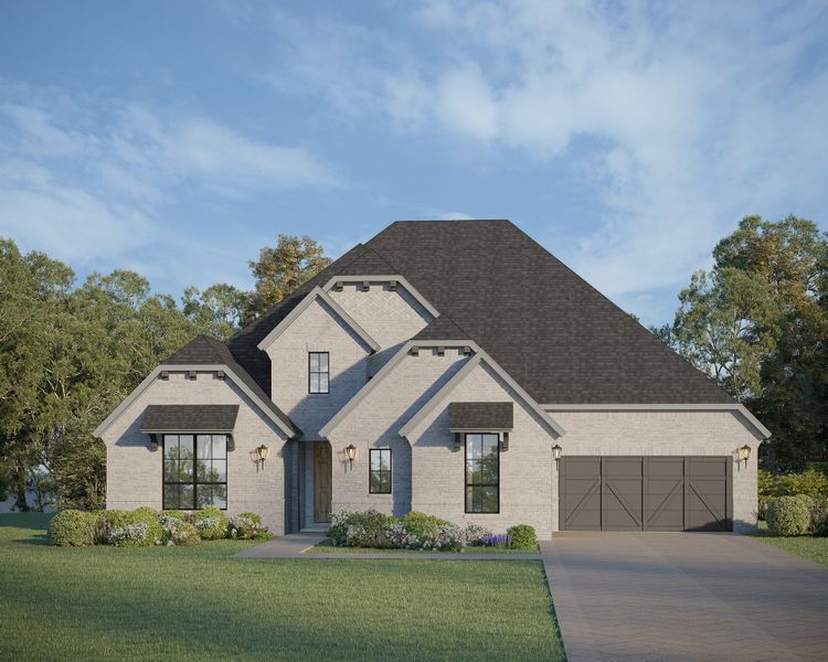 Plan 850 Elevation B Plan 850 Elevation B