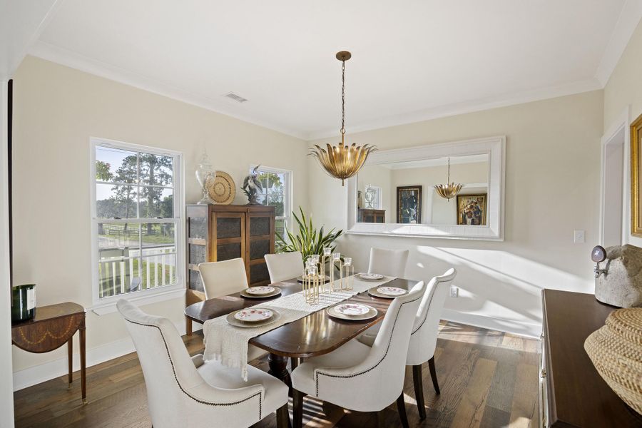 Furnished interior view inside a new home in , Meggett (Image 54).