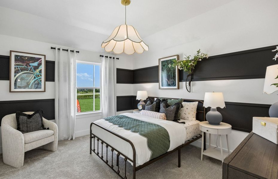 Representative furnished interior of a home built from the Rainier by Pulte Homes in Overland Grove, Forney (Image 29).
