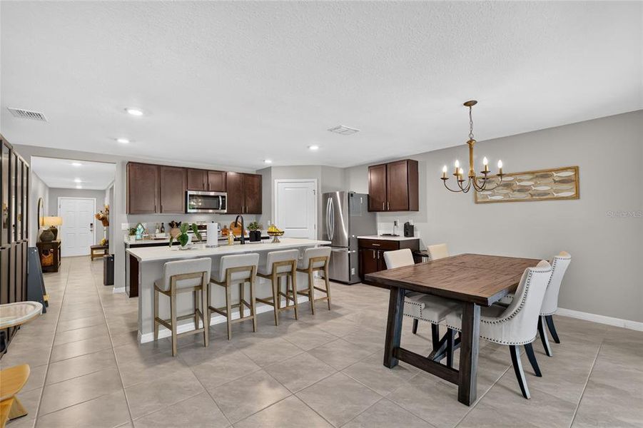 Furnished interior view inside a new home in Sunset Hills, Summerfield (Image 15).