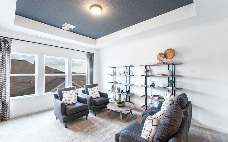Representative furnished interior of a home built from the Sonora by CastleRock Communities in Solterra, Mesquite (Image 14).
