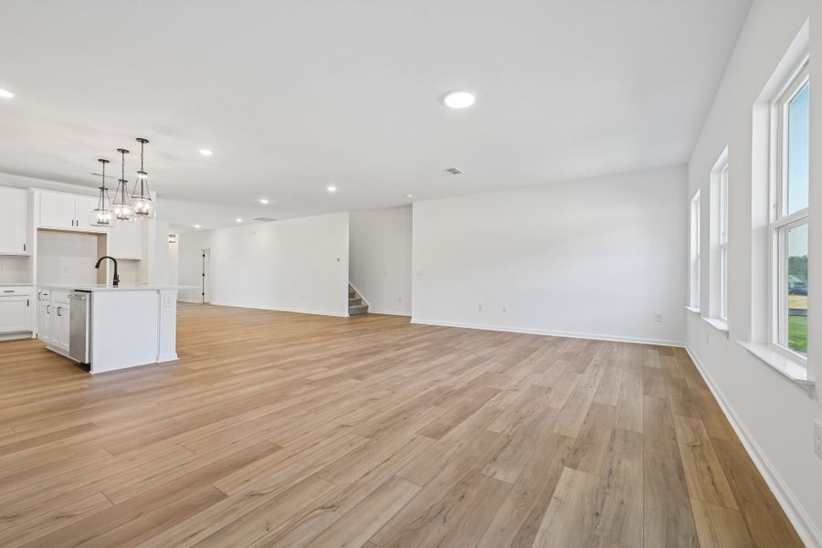 Representative unfurnished interior of a home built from the Craven by Ashton Woods in Crescent Mills, Wilson's Mills (Image 11). Representative unfurnished interior of a home built from the Craven by Ashton Woods in Crescent Mills, Wilson's Mills (Image 11).