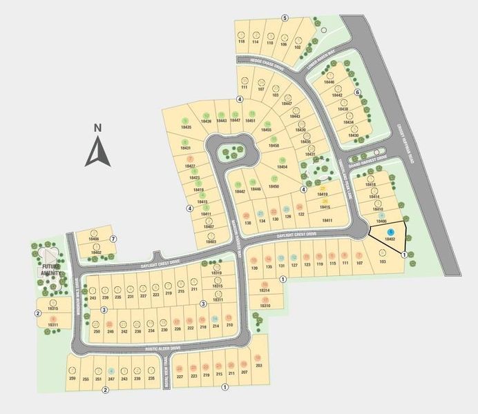 Newport Grove Site Map