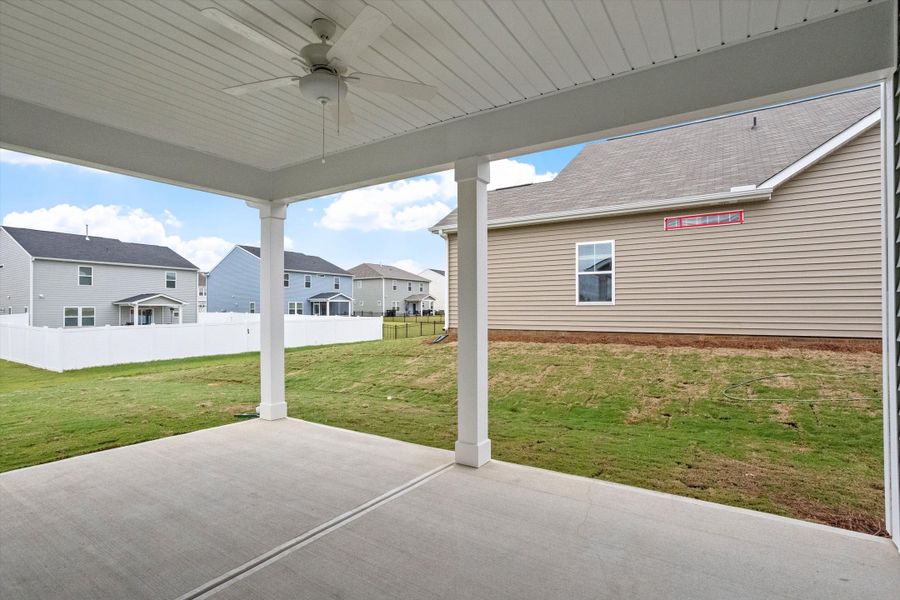 Exterior details and patio area of a home in Winston Ridge, Youngsville (Image 3).