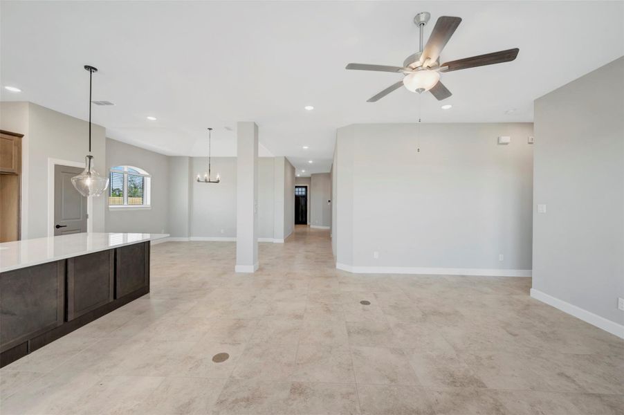Spacious, unfurnished interior of a new home in Meridiana 55' Homesites, Manvel (Image 23).
