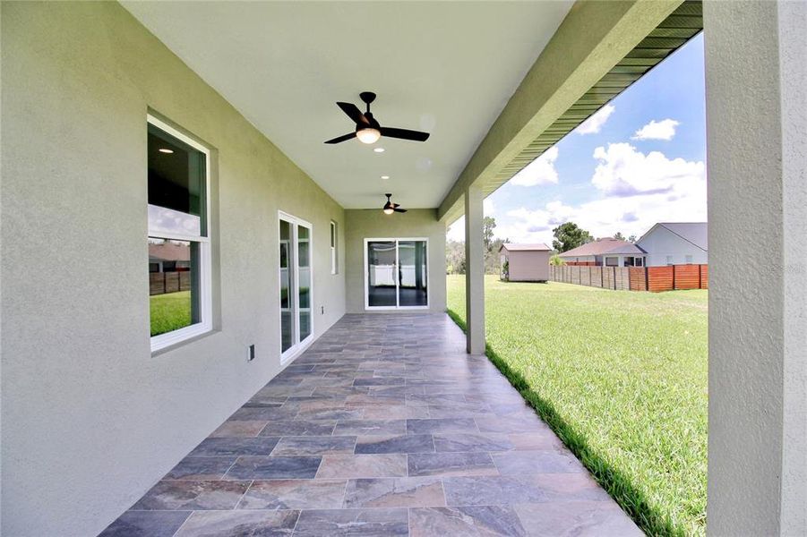 Exterior details and patio area of a home in , Sebring (Image 3).