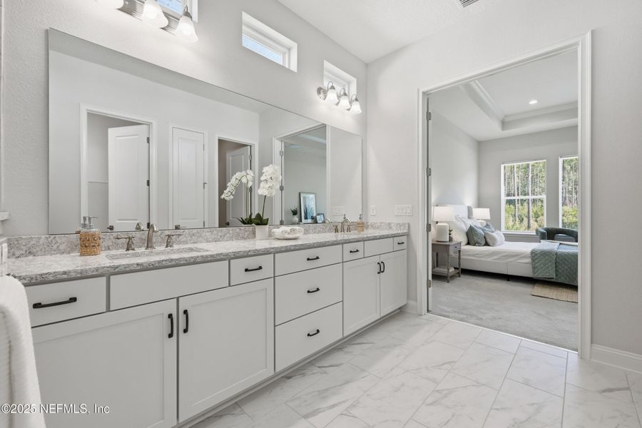 Furnished interior view inside a new home in West End at Town Center, Ponte Vedra (Image 32). Furnished interior view inside a new home in West End at Town Center, Ponte Vedra (Image 32).