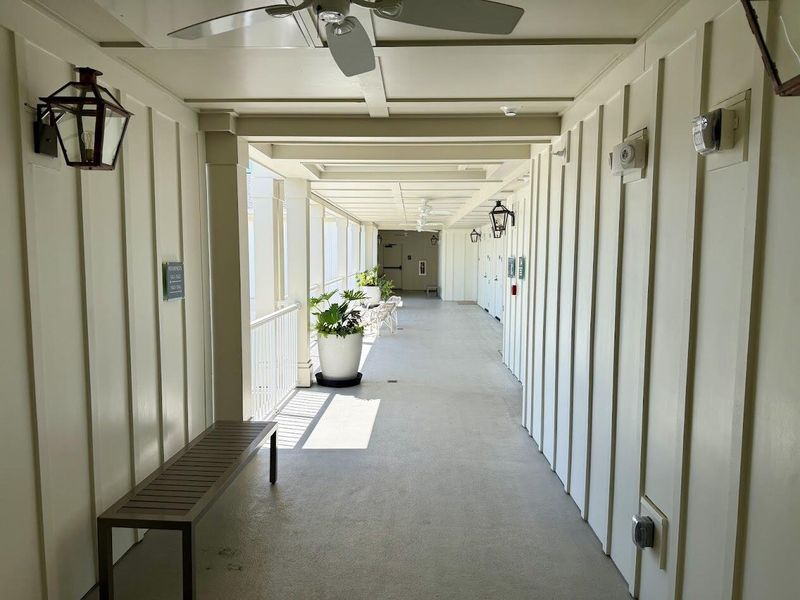 Exterior details and patio area of a home in , Charleston (Image 27).