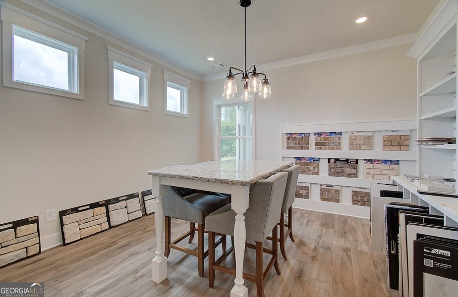 Furnished interior view inside a new home in Rosewood Lake Estates, Hoschton (Image 9).