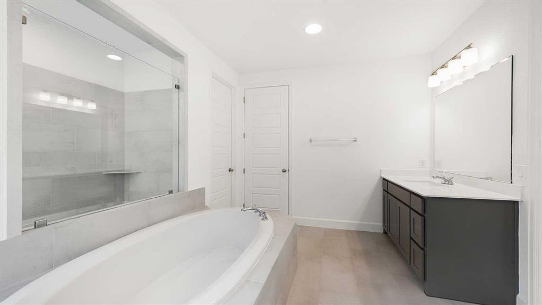 Furnished interior view inside a new home in Devonshire, Forney (Image 7).