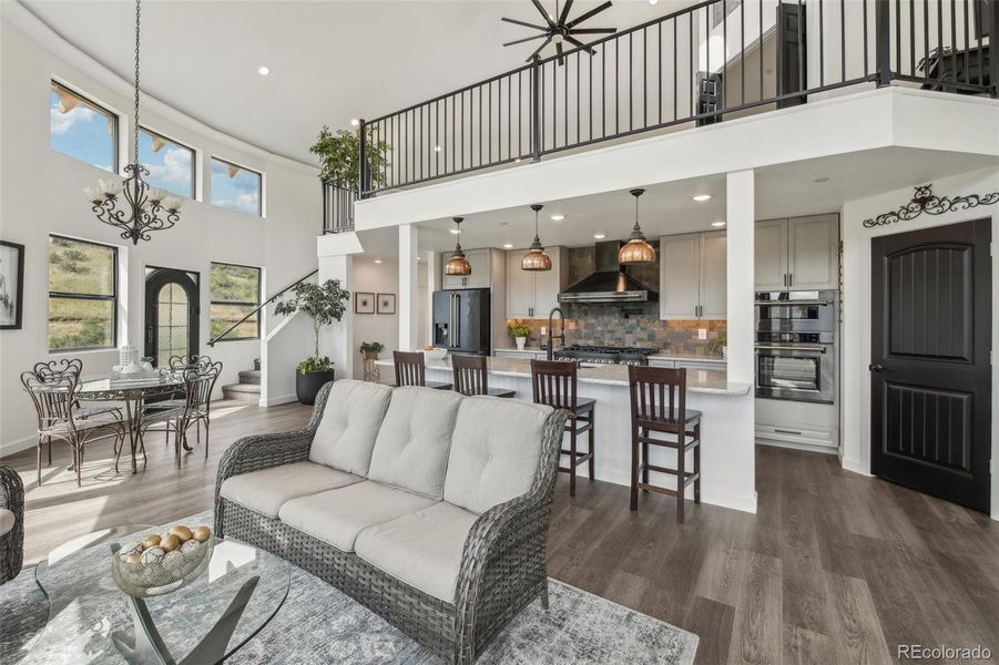 Furnished interior view inside a new home in , Lyons (Image 35).