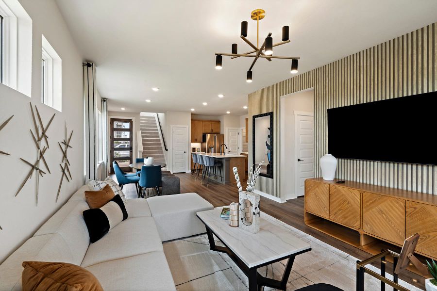 Furnished interior view inside a new home in Park Central, Georgetown (Image 4).