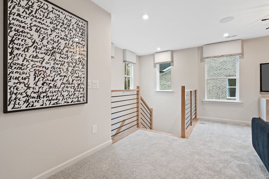 Representative unfurnished interior of a home built from the Henderson by Tri Pointe Homes in Alton Creek, Mint Hill (Image 23).
