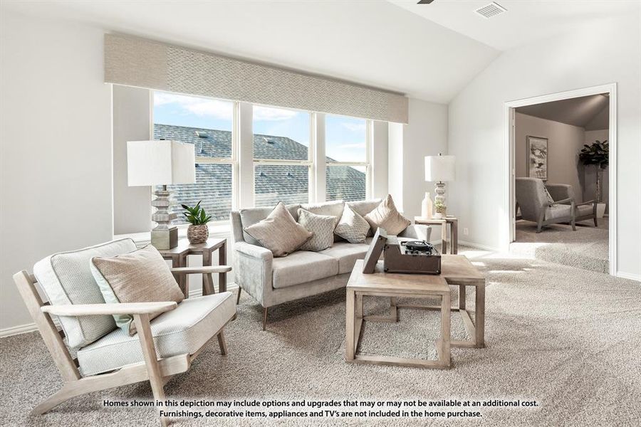 Furnished interior view inside a new home in North Grove, Waxahachie (Image 30).