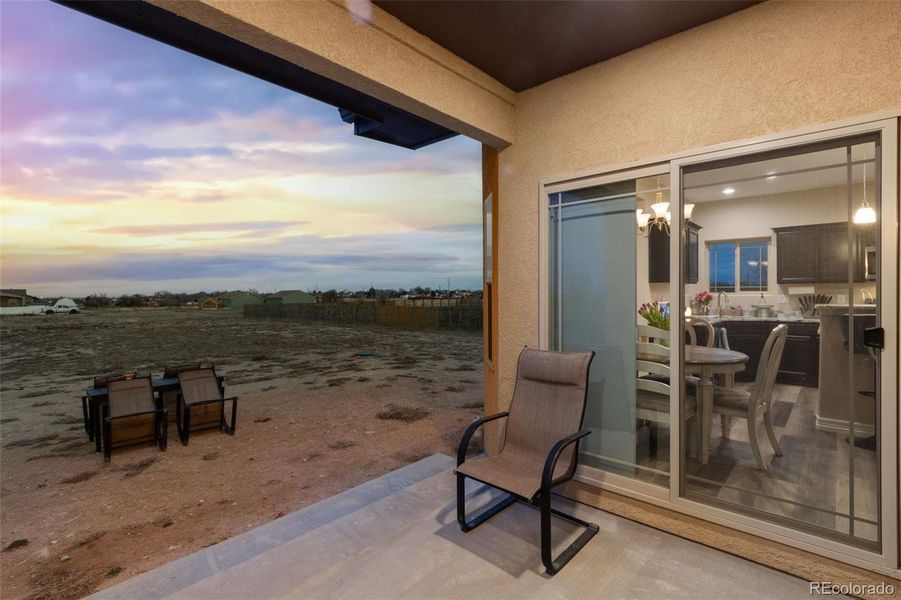 Exterior details and patio area of a home in , Pueblo (Image 1). Exterior details and patio area of a home in , Pueblo (Image 1).