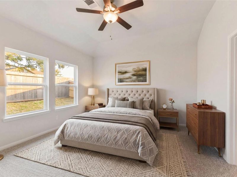 Furnished interior view inside a new home in Windmill Estates, Magnolia (Image 12).