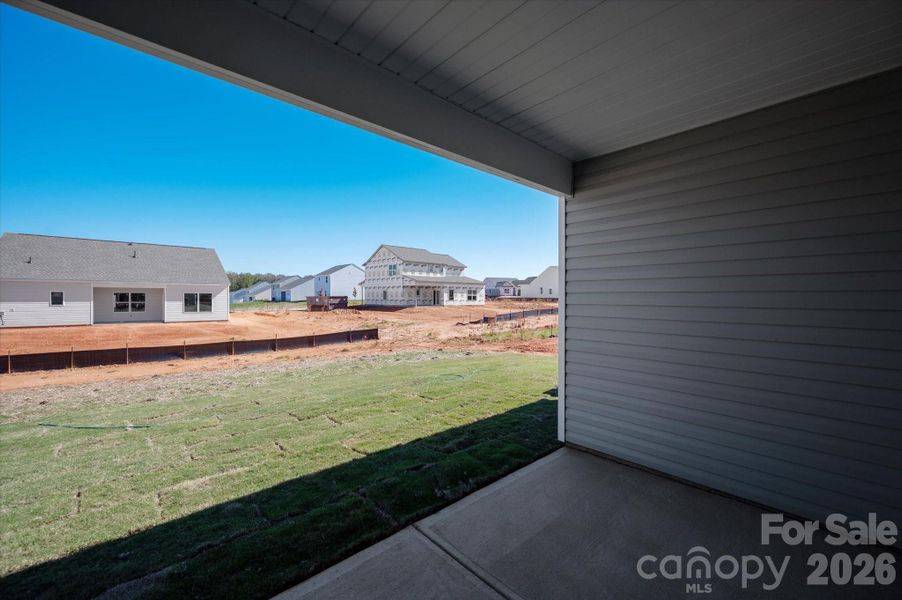 Exterior details and patio area of a home in Stagecoach Station, Gastonia (Image 17).